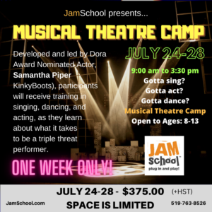 Musical Theatre Camp 2023 Details